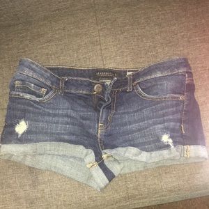 jean shorts size 4 aeropostale